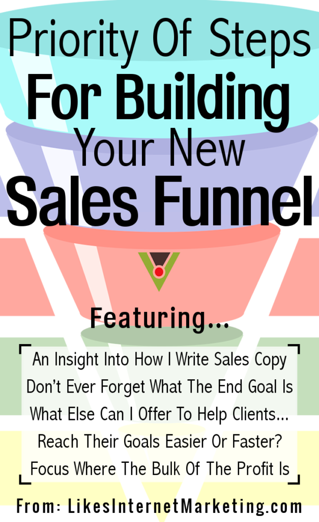 Priority Of Steps For Building Your New Sales Funnel