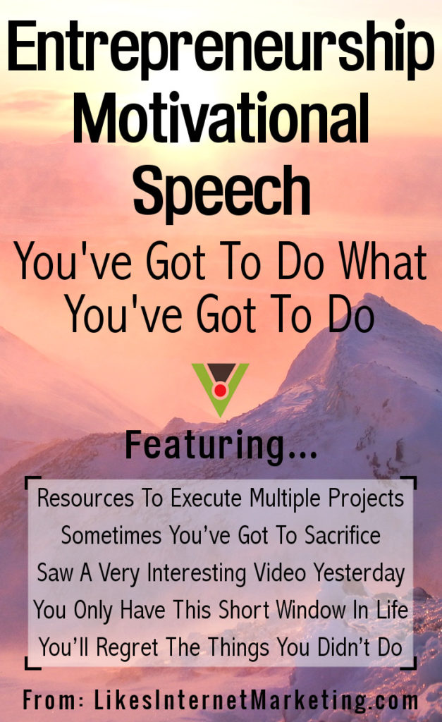 Entrepreneur Speech