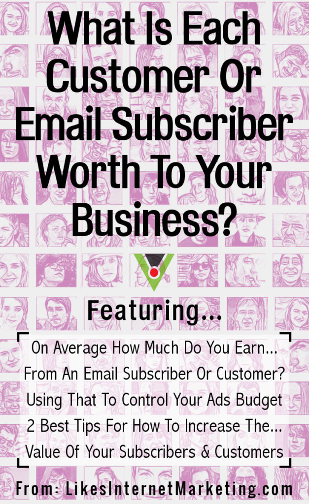 What Is Each Customer or Email Subscriber Worth To You?
