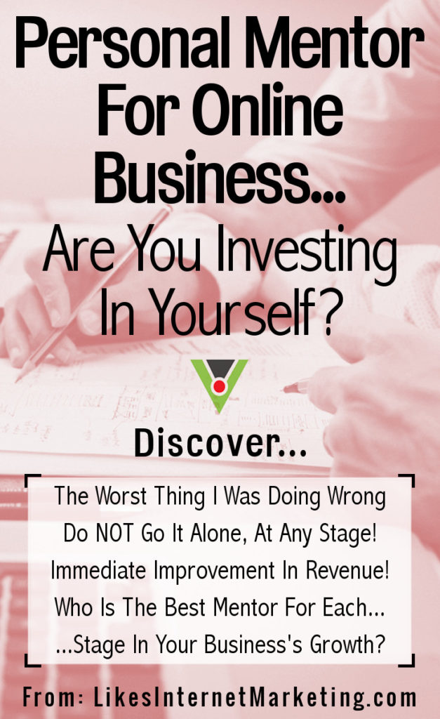 Personal Online Business Mentor: Are You Investing In Yourself?