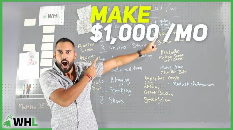 8 Ways To Make $1000 This Month (passive income ideas)