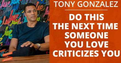 Do This The Next Time Someone You Love Criticizes You | Tony Gonzalez and Lewis Howes