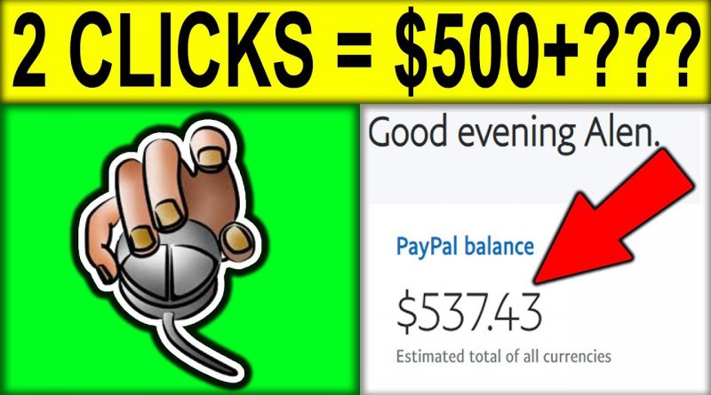 EARN $500.00+ in 2 Clicks RIGHT NOW!!!? [Make Money Online]