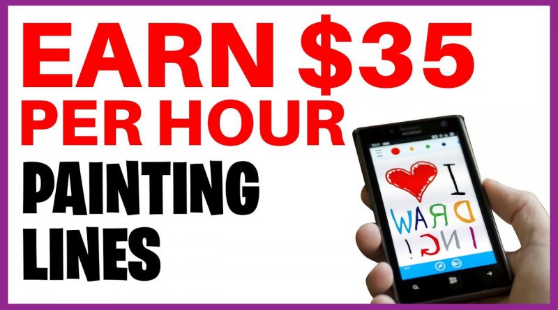 Earn $35 PER HOUR DRAWING LINES (Make Money Online EASY!)