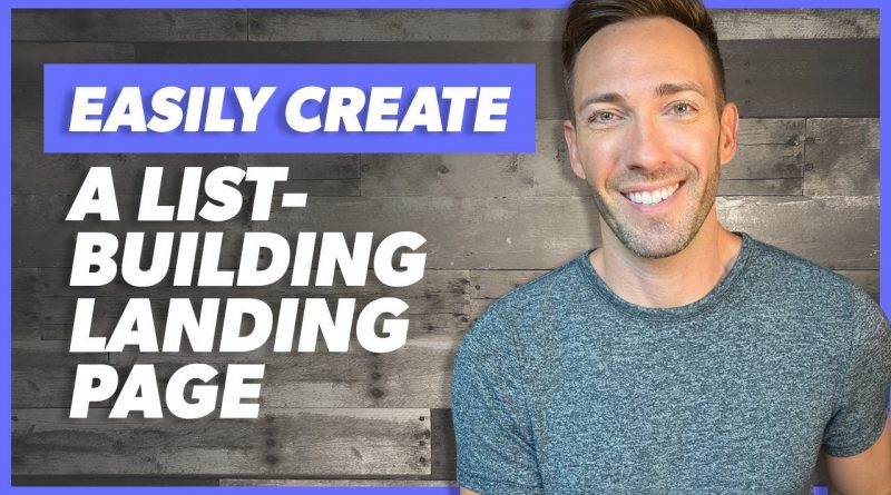 How to Create an Email Opt-In Landing Page in Wordpress & Elementor