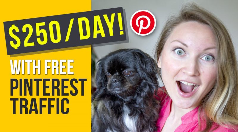 How to Make Money on Pinterest: 3 Ways I make $250/day With Free Pinterest Traffic (2019)