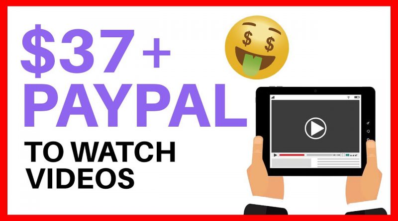 Make Money Online WATCHING VIDEOS $$$ - *Earn Paypal Money*