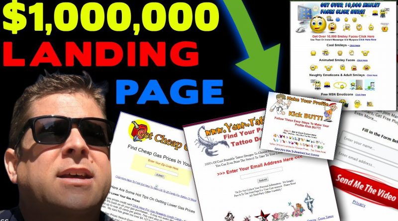 13 High Converting Landing Page Types For Affiliate Marketers + $1,000,000 Landing Page Reveal