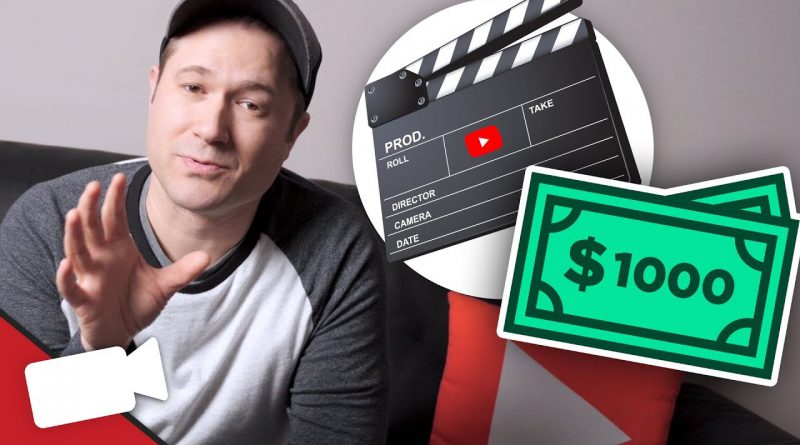 Earn $1,000 on YouTube With An Entertainment Channel