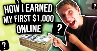 How I Earned My First $1000 Online 💰 (Make Money Online)