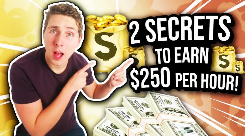 How To Earn $250 Per Hour From Home! (2 SECRETS) 💰