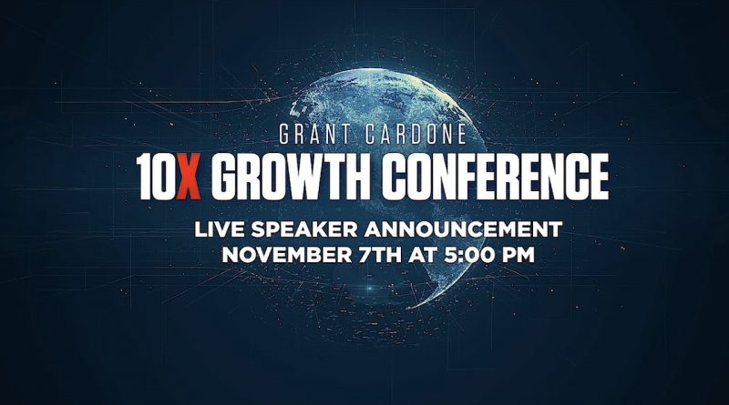 Live Speaker Announcement for the 10X Growth Conference