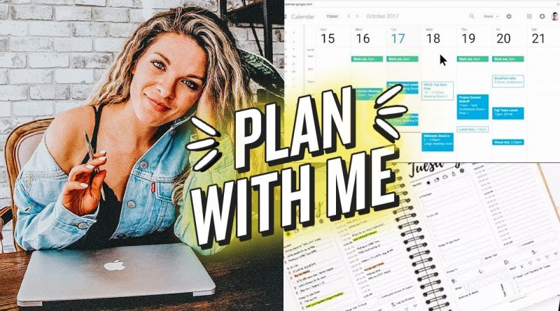 HOW I PLAN MY WEEK & TIME BLOCK TO GET EVERYTHING DONE!