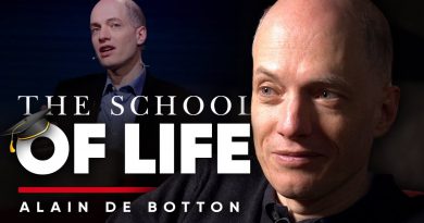 ALAIN DE BOTTON - THE SCHOOL OF LIFE: How To Apply Philosophy To Real Life | London Real