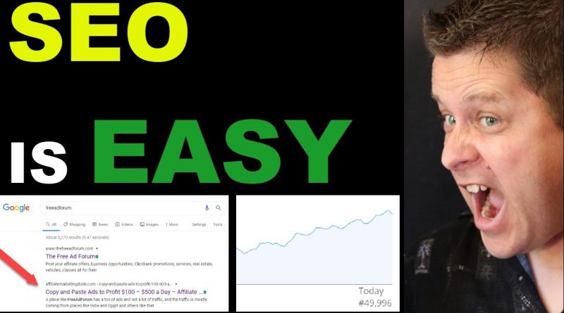 SEO Is Easy! 2020 Tutorial For Beginners