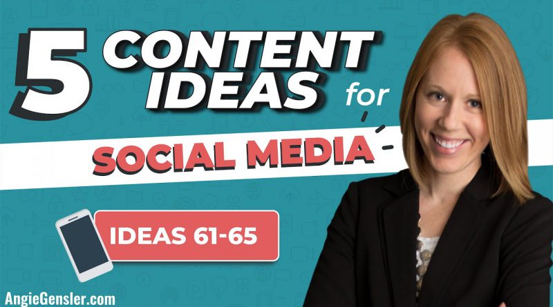 5 Content Ideas to Post on Social Media That Provide Value [Ideas 61 - 65]