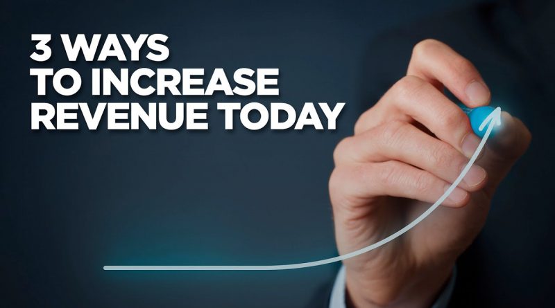 3 Ways To Increase Revenue Today - Young Hustlers LIVE at 12PM EST