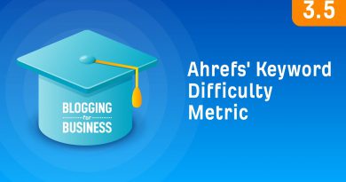 How to Use Ahrefs’ Keyword Difficulty Metric [3.5]
