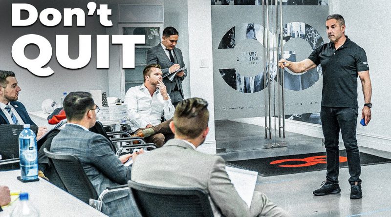 Sales Through a Recession, Bankruptcies & Fear -Grant Cardone Trains Sales Team LIVE!