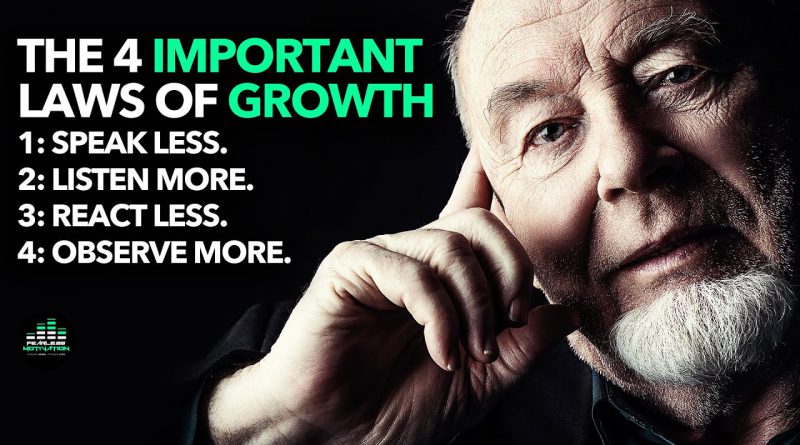 The 4 Important Laws of Growth (PAY ATTENTION)