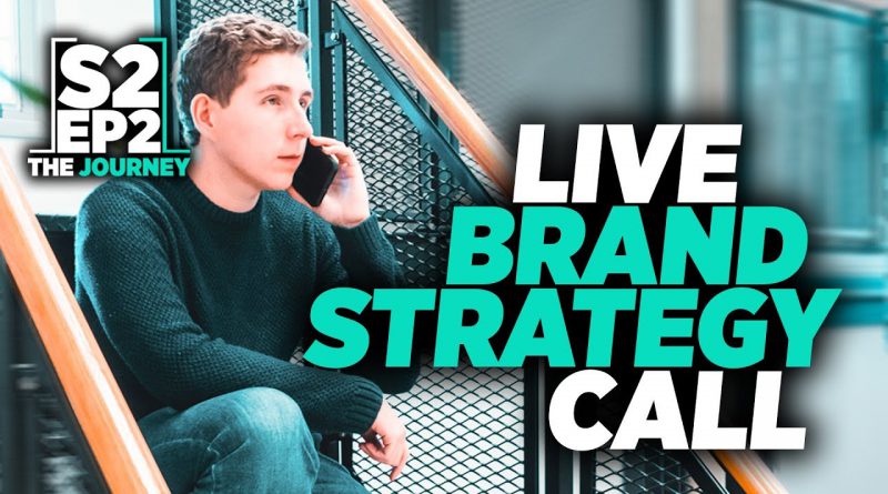 LIVE BRAND STRATEGY CALL - Brand Identity Design Process For Excelerator Company (TheJourney S2-Ep2)