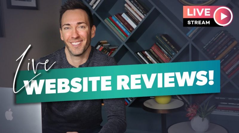 Wes Reviews Your Websites LIVE!