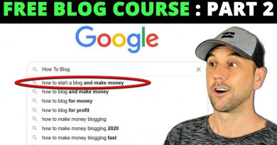 FREE How To Blog & Drive Massive Traffic Course – Part 2