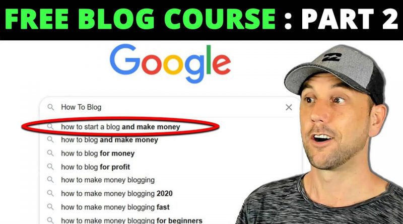 FREE How To Blog & Drive Massive Traffic Course – Part 2