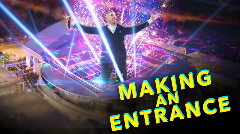 How Grant Cardone Enters a Stadium - Make an Entrance