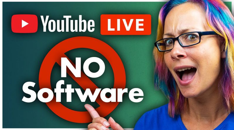 How to Go Live on YouTube from a Computer Without Software