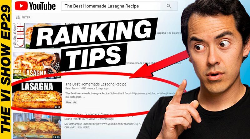 How to Rank YouTube Videos! #VIShow 29