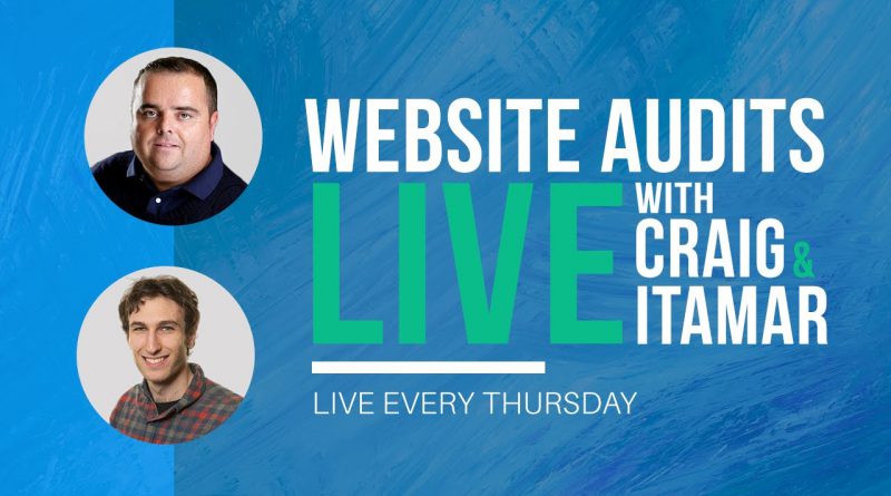 Live site Audits with Craig Campbell SEO & Itamar Blauer