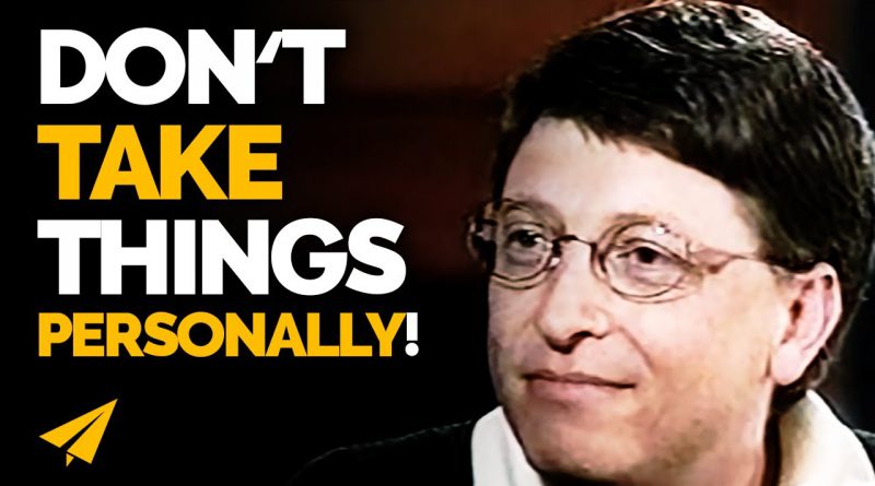 "Don't TAKE Things PERSONALLY!" | Bill Gates | #Entspresso