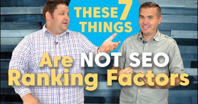 7 Surprising Things that are NOT SEO Ranking Factors