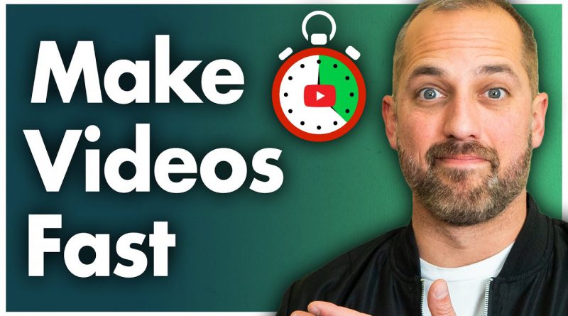 How to Rapidly Create YouTube Videos