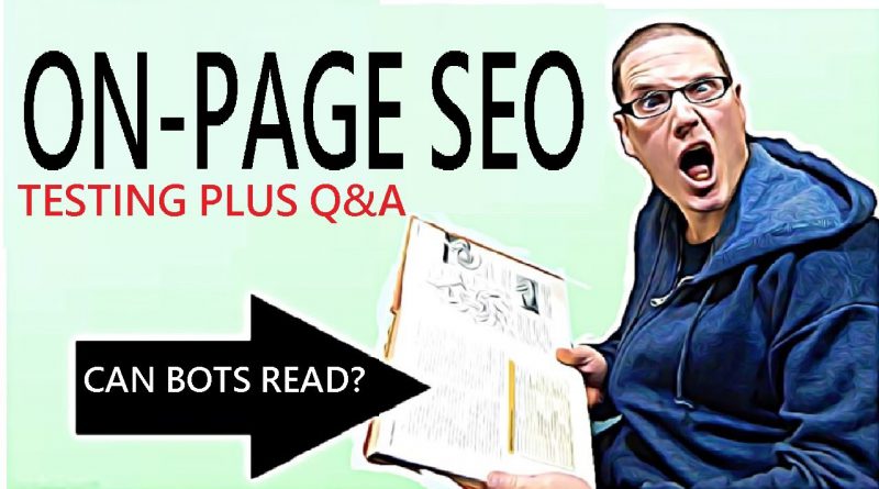 On Page SEO 2021 - SEO Experiment