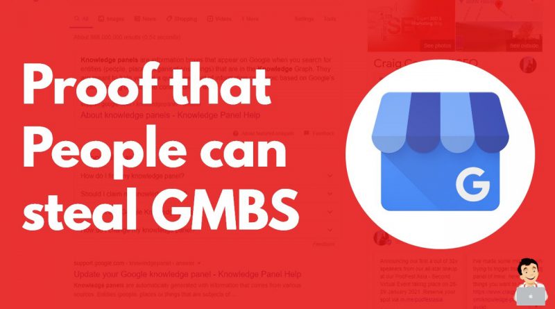 Proof that People can steal GMB's, Evidence someone can take a Google My Business Account in seconds