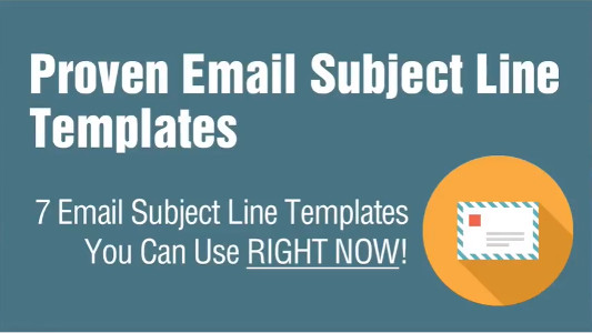 7 Email Subject Line Templates To Get Your Emails Opened