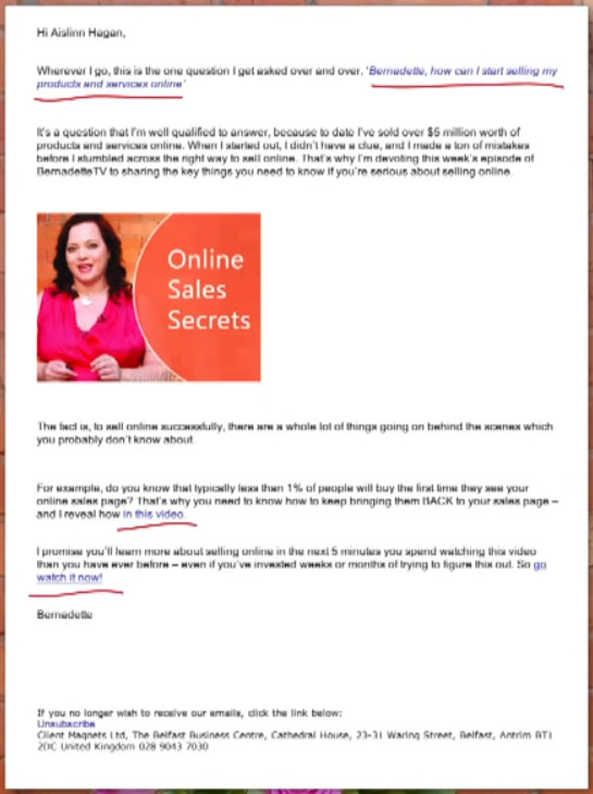 Using One Call To Action In Email Marketing