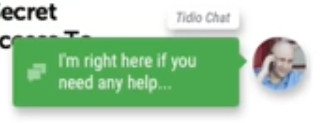 Tidio Live Chat Box