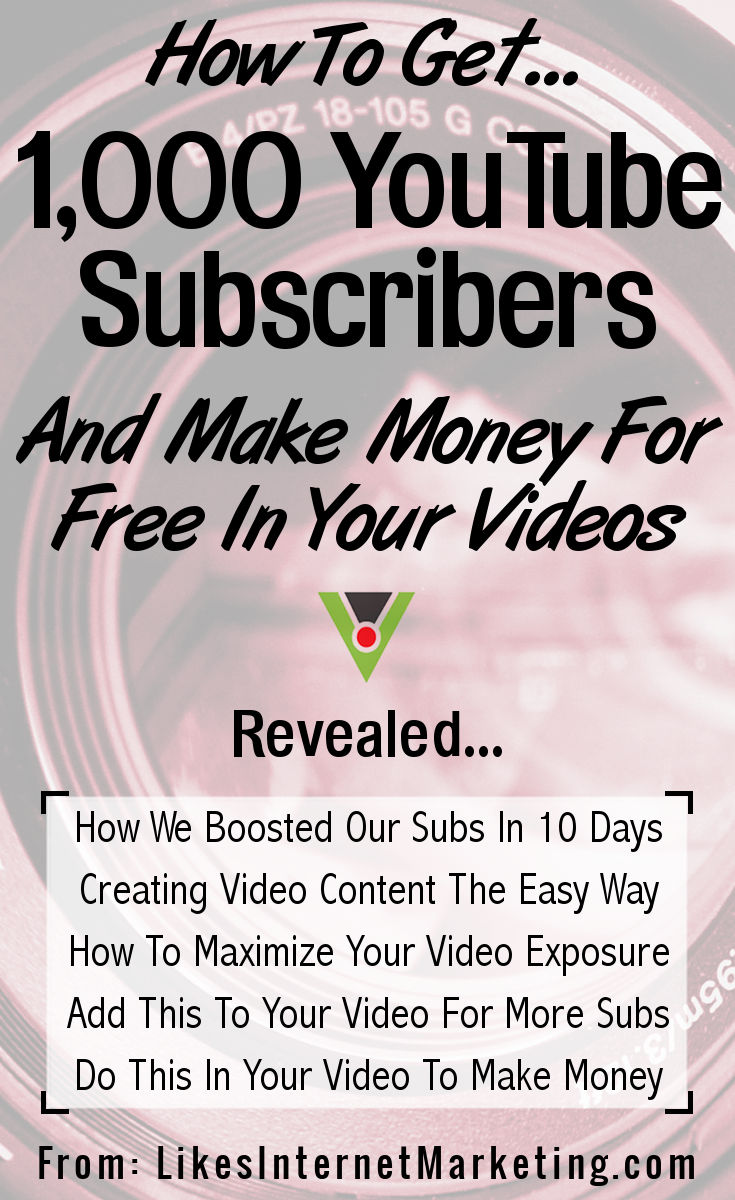 How To Get 1000 YouTube Subscribers