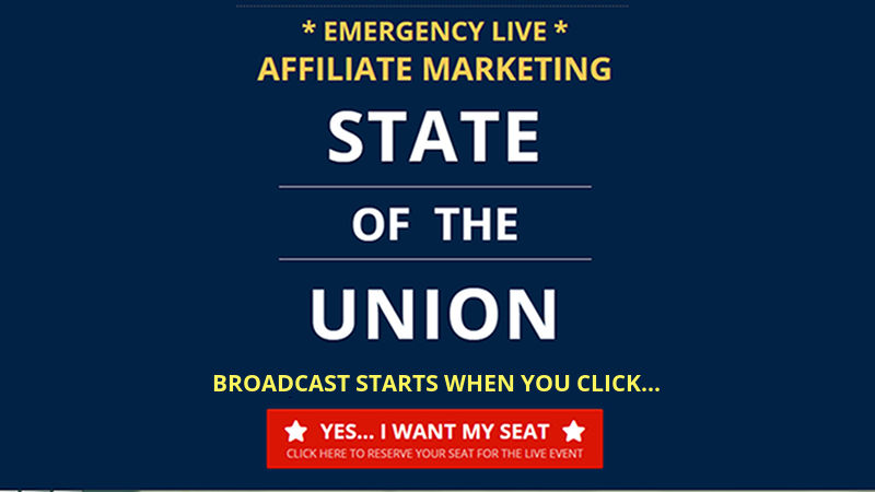 Emergency State Of The Union Address On Affiliate Marketing